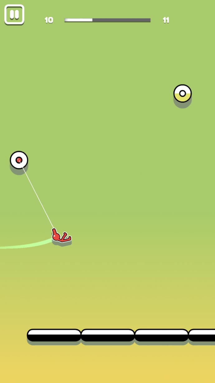 Stickman Hook é um dos melhores jogos para navegador, iOS e