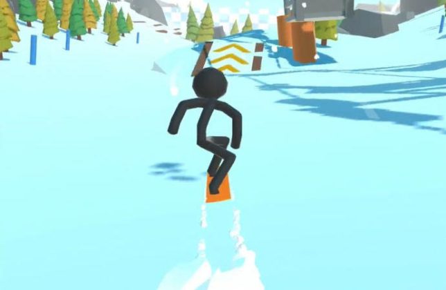 Stickman Snow Ride - iOS / Android Review on Edamame Reviews